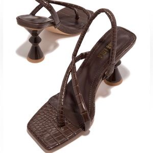 Miss Lola Camella Mocha Heels